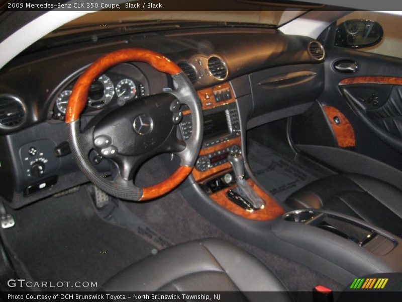 Black / Black 2009 Mercedes-Benz CLK 350 Coupe