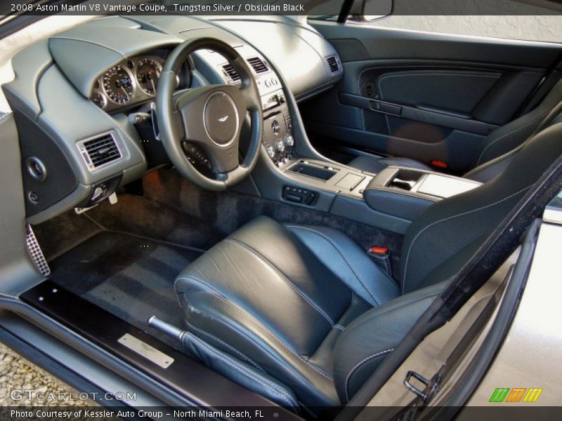 Obsidian Black Interior - 2008 V8 Vantage Coupe 