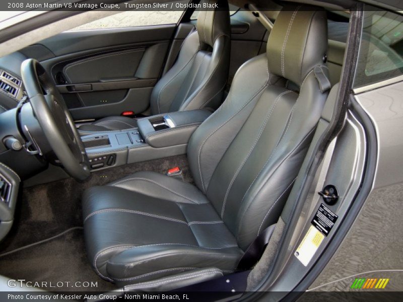  2008 V8 Vantage Coupe Obsidian Black Interior