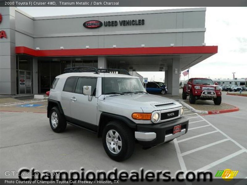 Titanium Metallic / Dark Charcoal 2008 Toyota FJ Cruiser 4WD
