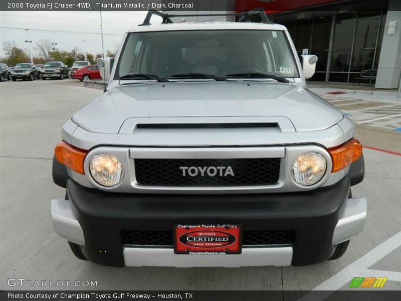 Titanium Metallic / Dark Charcoal 2008 Toyota FJ Cruiser 4WD