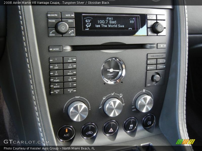Controls of 2008 V8 Vantage Coupe