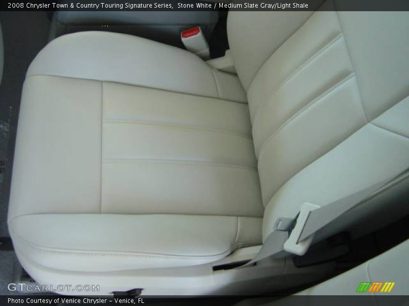 Stone White / Medium Slate Gray/Light Shale 2008 Chrysler Town & Country Touring Signature Series