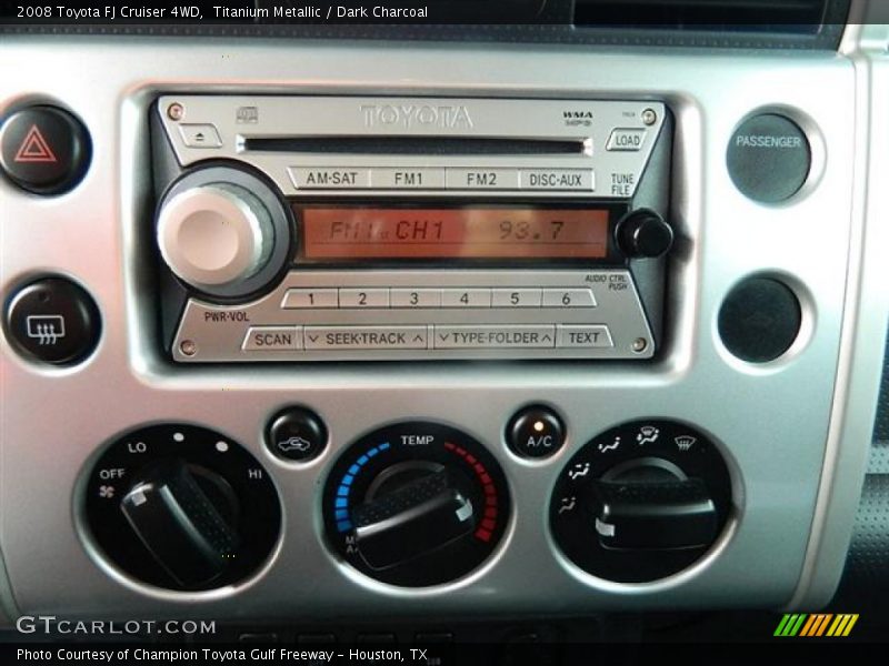 Titanium Metallic / Dark Charcoal 2008 Toyota FJ Cruiser 4WD