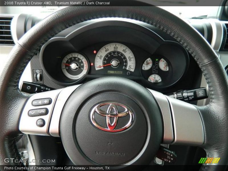Titanium Metallic / Dark Charcoal 2008 Toyota FJ Cruiser 4WD