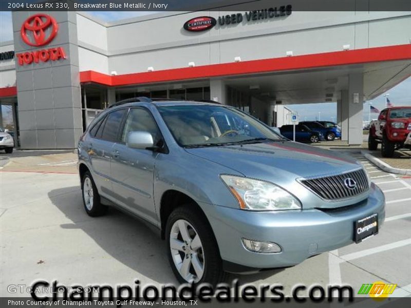 Breakwater Blue Metallic / Ivory 2004 Lexus RX 330