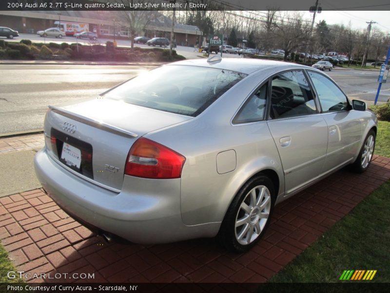 Light Silver Metallic / Ebony 2004 Audi A6 2.7T S-Line quattro Sedan