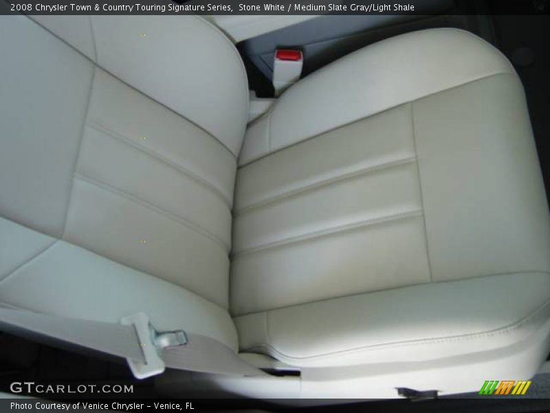 Stone White / Medium Slate Gray/Light Shale 2008 Chrysler Town & Country Touring Signature Series