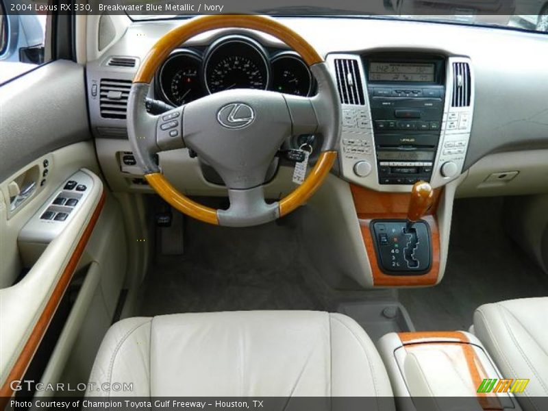 Breakwater Blue Metallic / Ivory 2004 Lexus RX 330