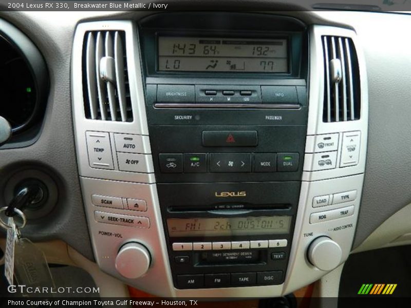 Breakwater Blue Metallic / Ivory 2004 Lexus RX 330