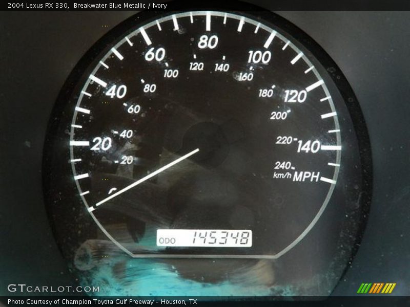 Breakwater Blue Metallic / Ivory 2004 Lexus RX 330