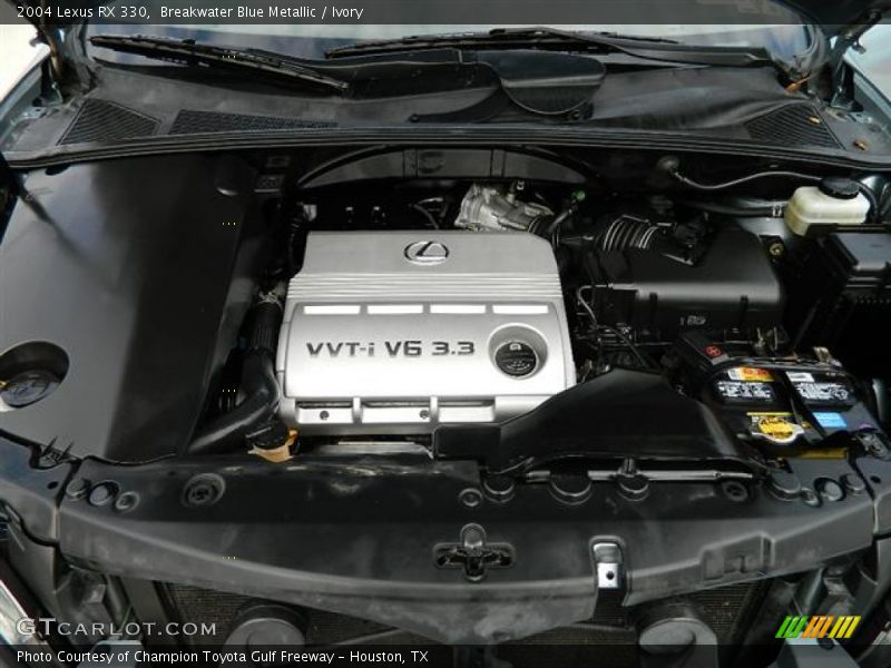 Breakwater Blue Metallic / Ivory 2004 Lexus RX 330