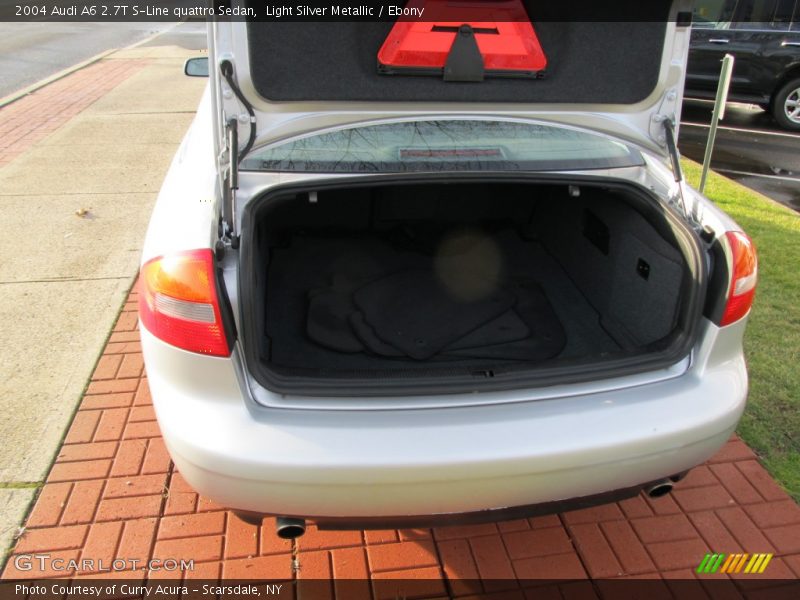 Light Silver Metallic / Ebony 2004 Audi A6 2.7T S-Line quattro Sedan