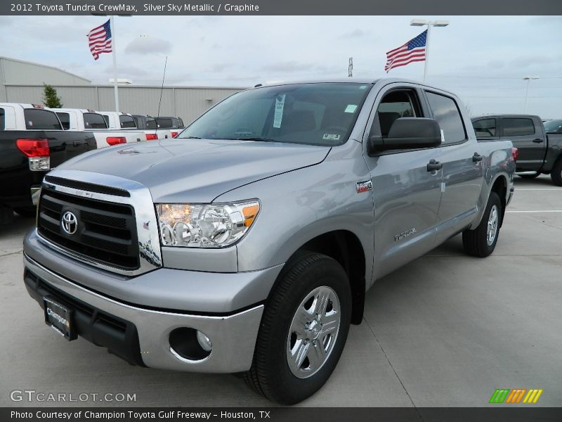 Silver Sky Metallic / Graphite 2012 Toyota Tundra CrewMax