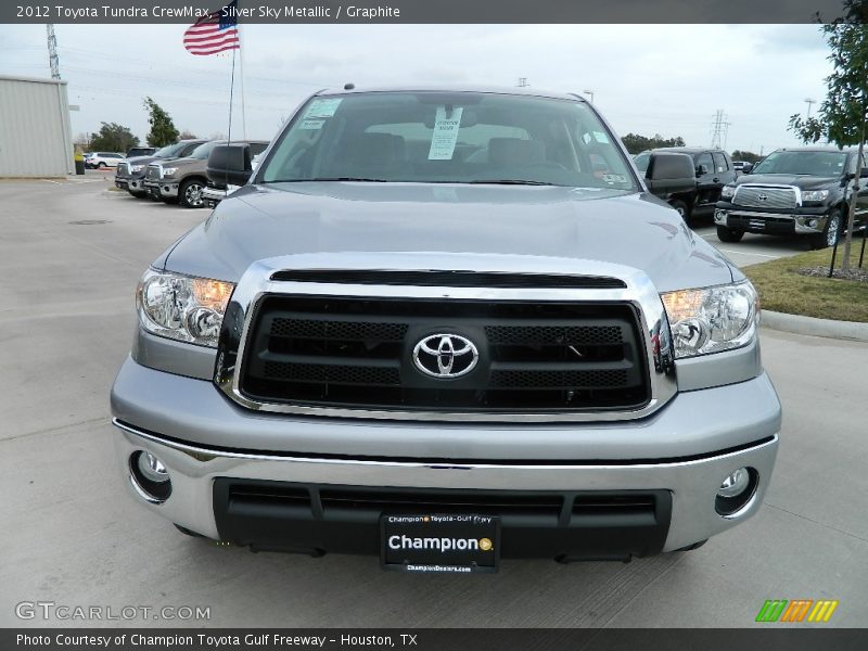 Silver Sky Metallic / Graphite 2012 Toyota Tundra CrewMax