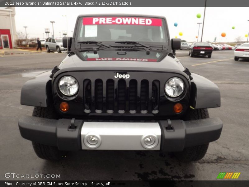Black / Black/Dark Saddle 2012 Jeep Wrangler Unlimited Sahara 4x4