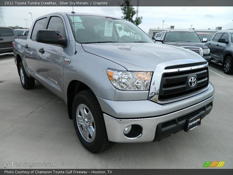 Silver Sky Metallic / Graphite 2012 Toyota Tundra CrewMax