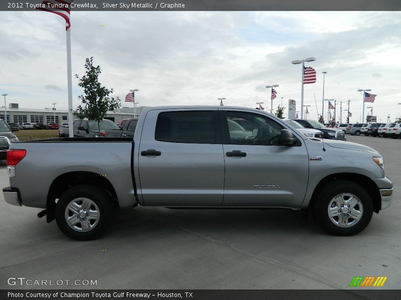 Silver Sky Metallic / Graphite 2012 Toyota Tundra CrewMax