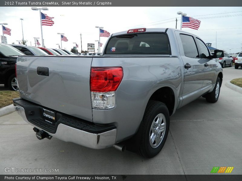 Silver Sky Metallic / Graphite 2012 Toyota Tundra CrewMax