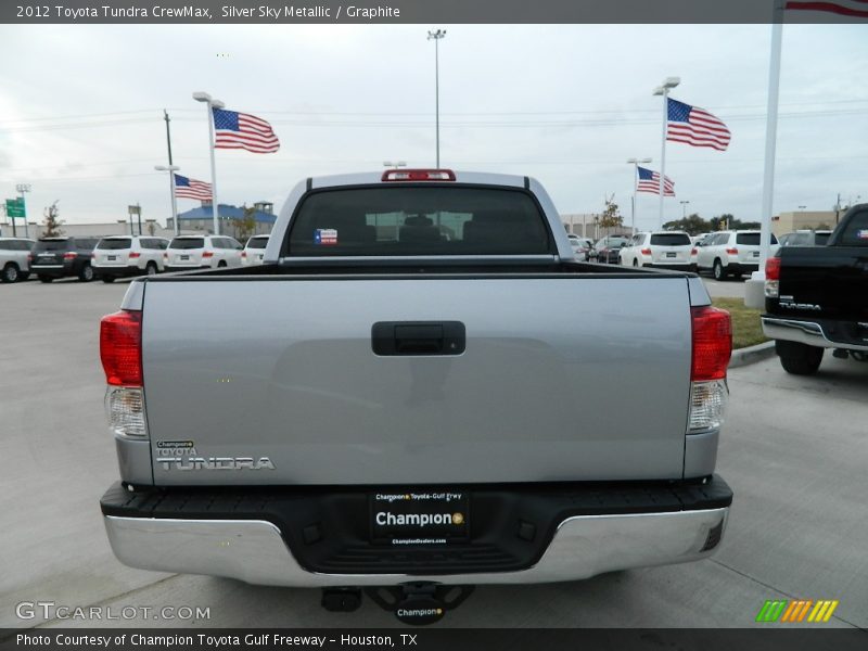 Silver Sky Metallic / Graphite 2012 Toyota Tundra CrewMax