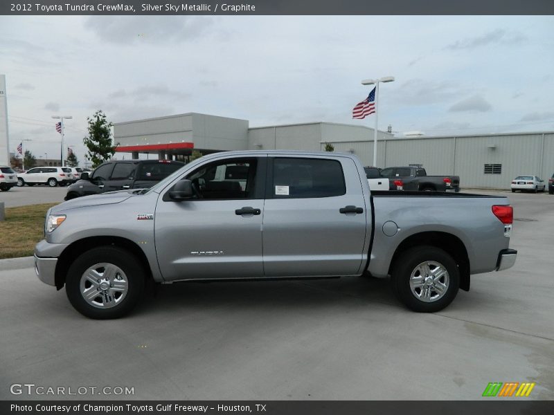Silver Sky Metallic / Graphite 2012 Toyota Tundra CrewMax