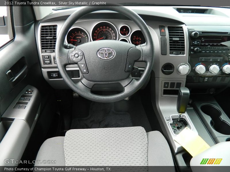 Silver Sky Metallic / Graphite 2012 Toyota Tundra CrewMax