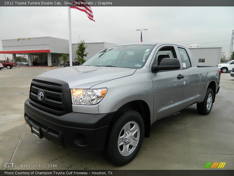 Silver Sky Metallic / Graphite 2012 Toyota Tundra Double Cab