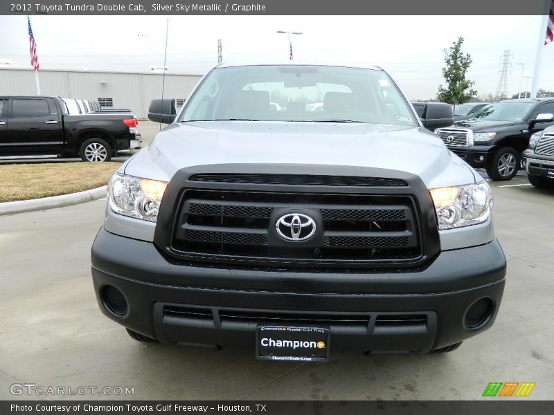 Silver Sky Metallic / Graphite 2012 Toyota Tundra Double Cab