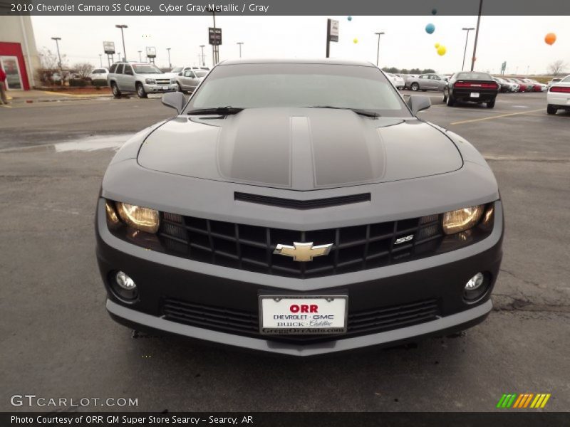 Cyber Gray Metallic / Gray 2010 Chevrolet Camaro SS Coupe