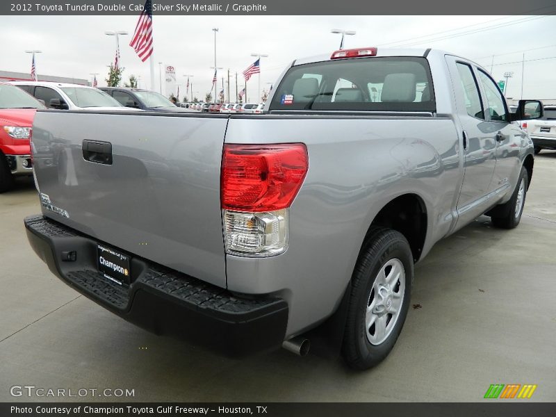 Silver Sky Metallic / Graphite 2012 Toyota Tundra Double Cab