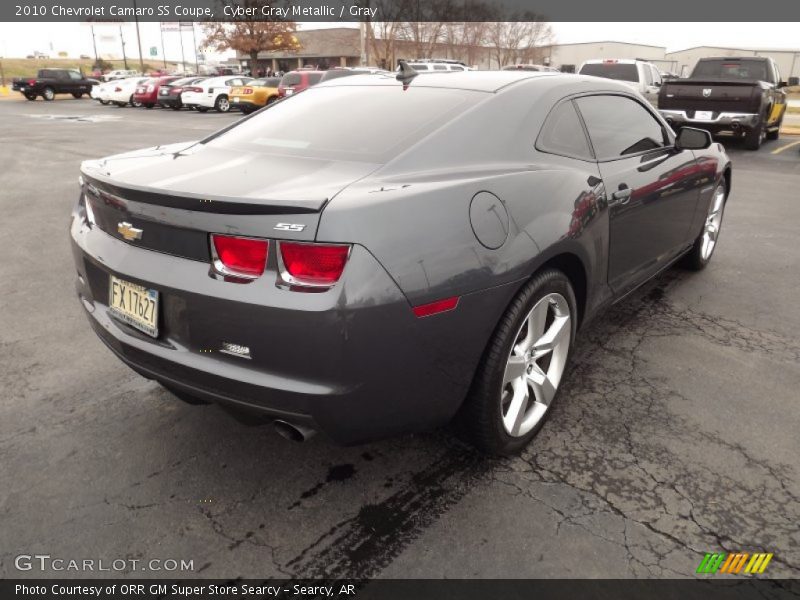 Cyber Gray Metallic / Gray 2010 Chevrolet Camaro SS Coupe