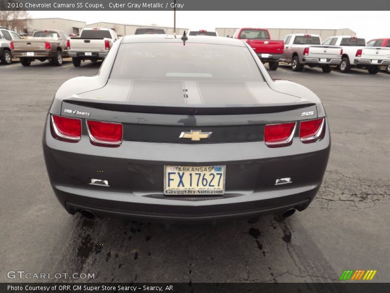 Cyber Gray Metallic / Gray 2010 Chevrolet Camaro SS Coupe