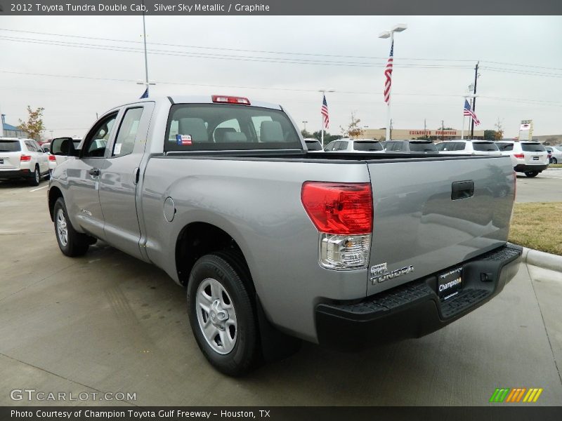 Silver Sky Metallic / Graphite 2012 Toyota Tundra Double Cab