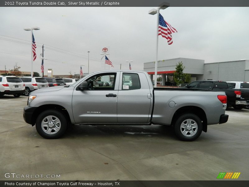Silver Sky Metallic / Graphite 2012 Toyota Tundra Double Cab