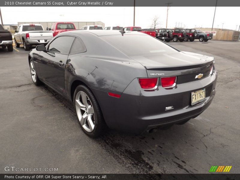 Cyber Gray Metallic / Gray 2010 Chevrolet Camaro SS Coupe
