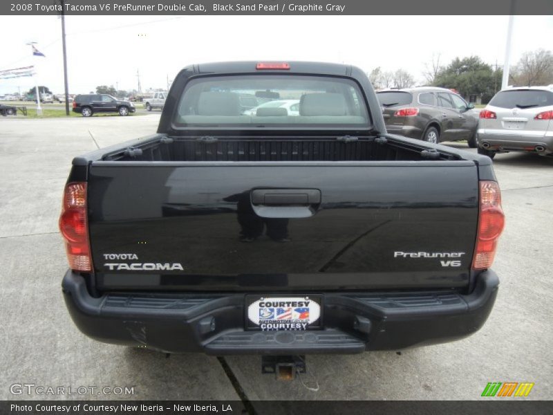 Black Sand Pearl / Graphite Gray 2008 Toyota Tacoma V6 PreRunner Double Cab