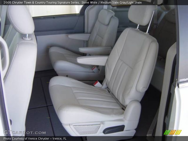 Stone White / Medium Slate Gray/Light Shale 2008 Chrysler Town & Country Touring Signature Series