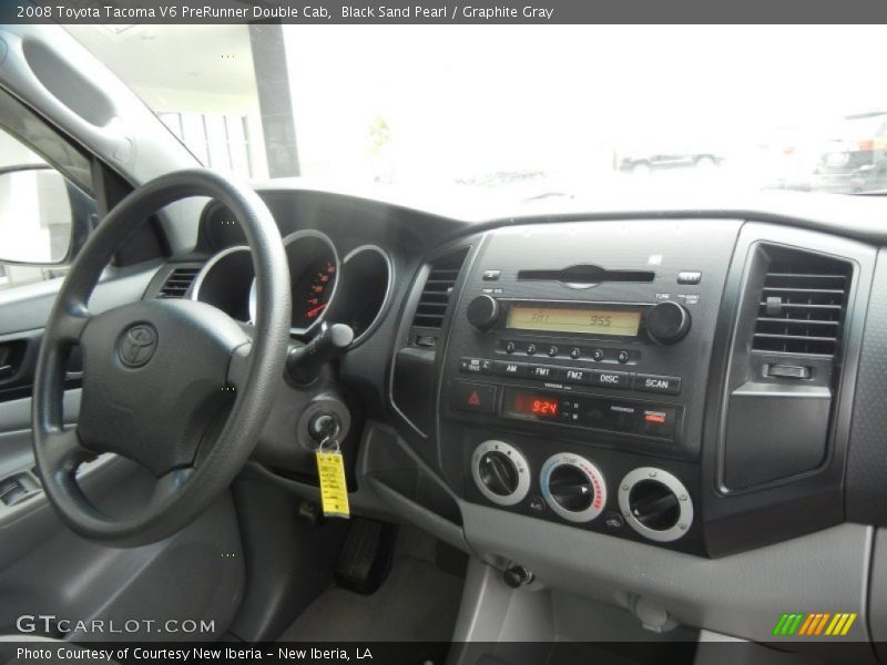 Black Sand Pearl / Graphite Gray 2008 Toyota Tacoma V6 PreRunner Double Cab