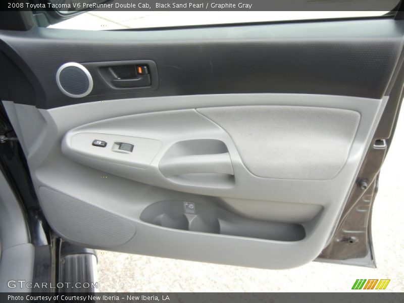 Black Sand Pearl / Graphite Gray 2008 Toyota Tacoma V6 PreRunner Double Cab