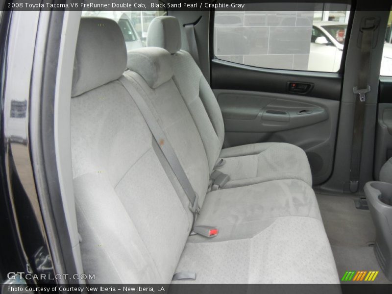 Black Sand Pearl / Graphite Gray 2008 Toyota Tacoma V6 PreRunner Double Cab