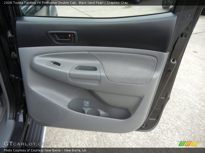 Black Sand Pearl / Graphite Gray 2008 Toyota Tacoma V6 PreRunner Double Cab