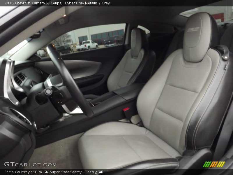 Cyber Gray Metallic / Gray 2010 Chevrolet Camaro SS Coupe