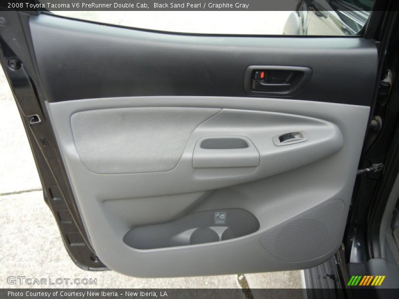 Black Sand Pearl / Graphite Gray 2008 Toyota Tacoma V6 PreRunner Double Cab