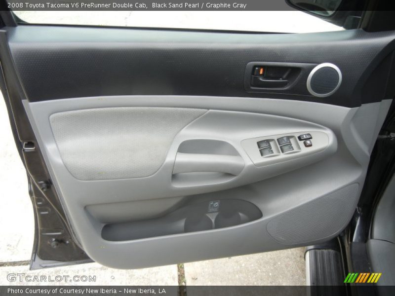 Black Sand Pearl / Graphite Gray 2008 Toyota Tacoma V6 PreRunner Double Cab