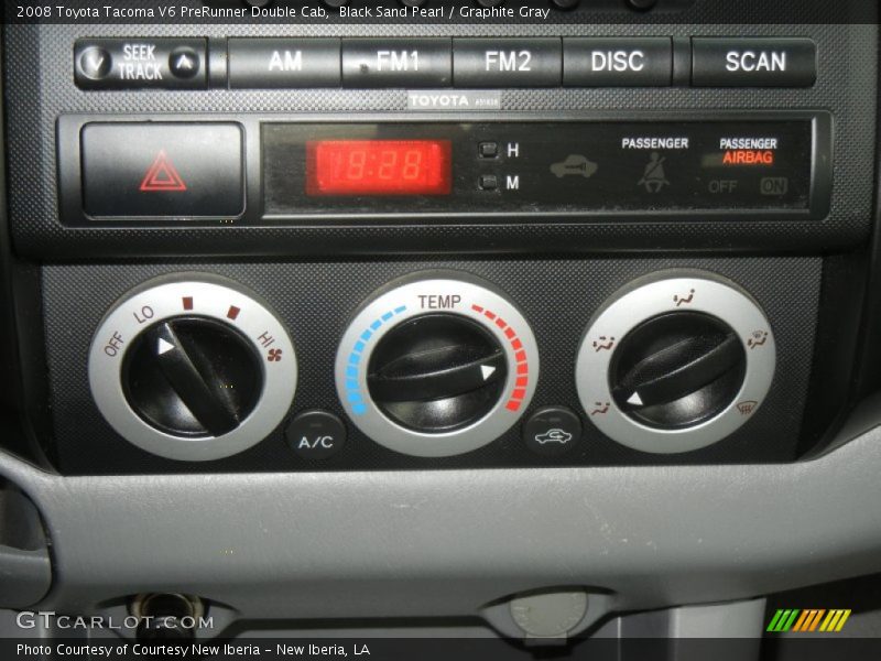 Black Sand Pearl / Graphite Gray 2008 Toyota Tacoma V6 PreRunner Double Cab