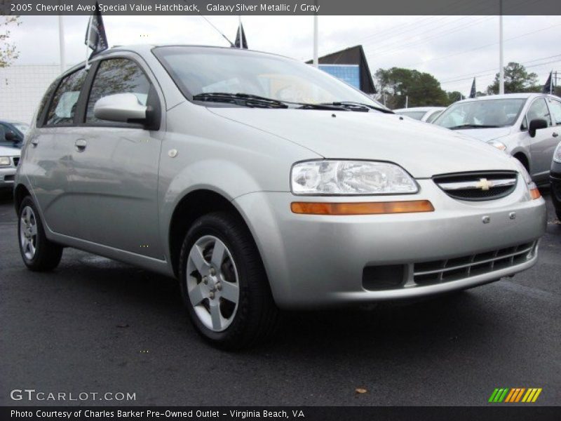 Galaxy Silver Metallic / Gray 2005 Chevrolet Aveo Special Value Hatchback