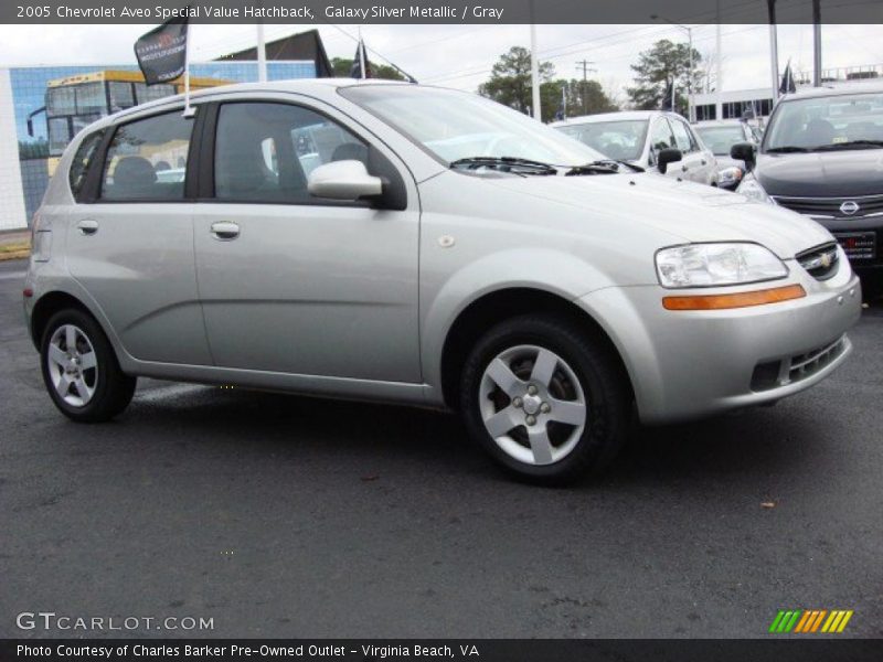 Galaxy Silver Metallic / Gray 2005 Chevrolet Aveo Special Value Hatchback