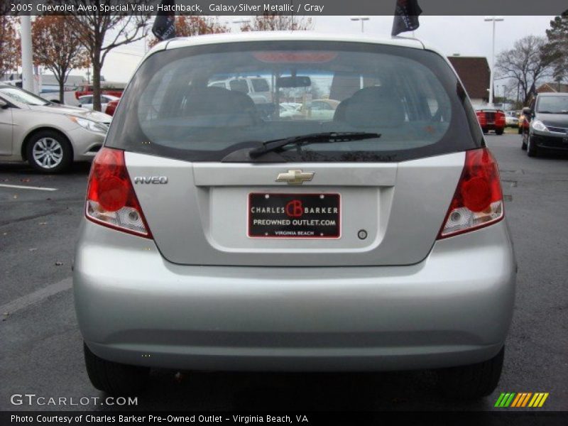 Galaxy Silver Metallic / Gray 2005 Chevrolet Aveo Special Value Hatchback