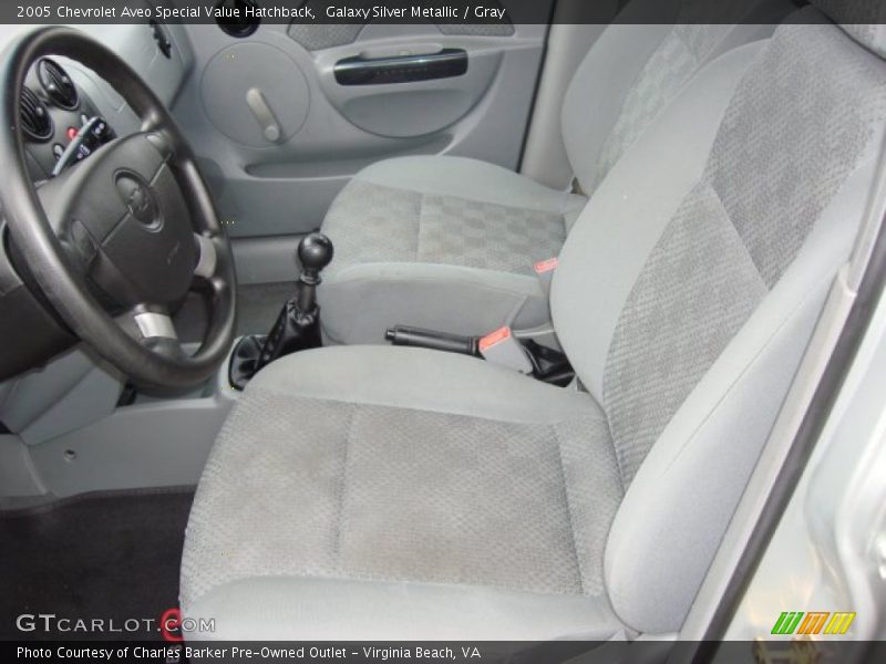 Galaxy Silver Metallic / Gray 2005 Chevrolet Aveo Special Value Hatchback
