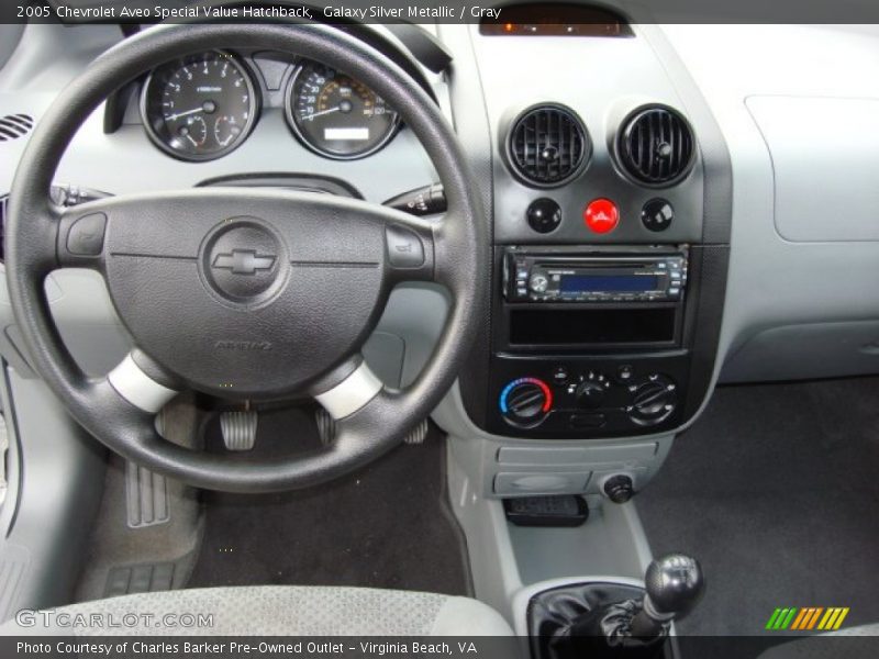 Galaxy Silver Metallic / Gray 2005 Chevrolet Aveo Special Value Hatchback